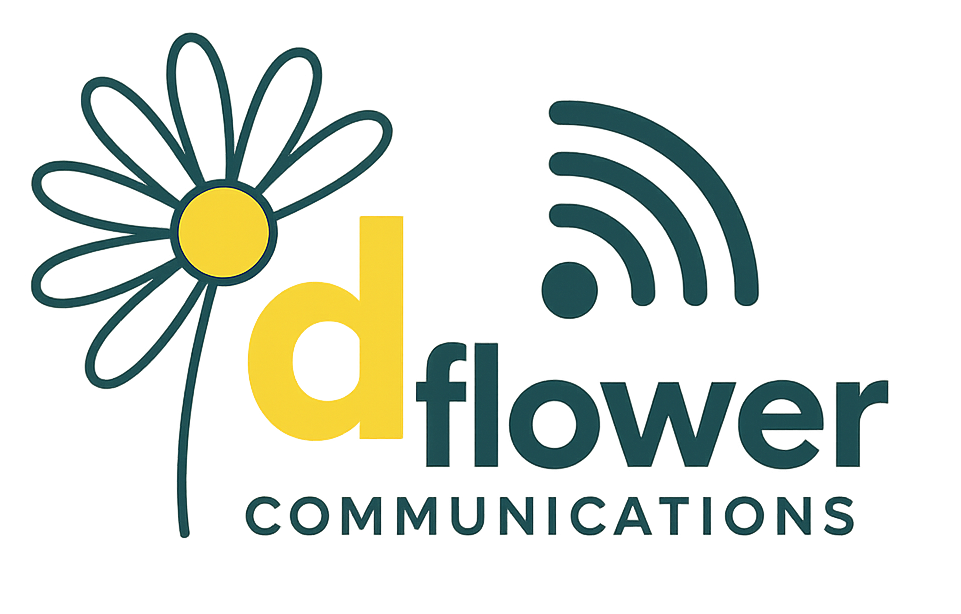 d flower logo